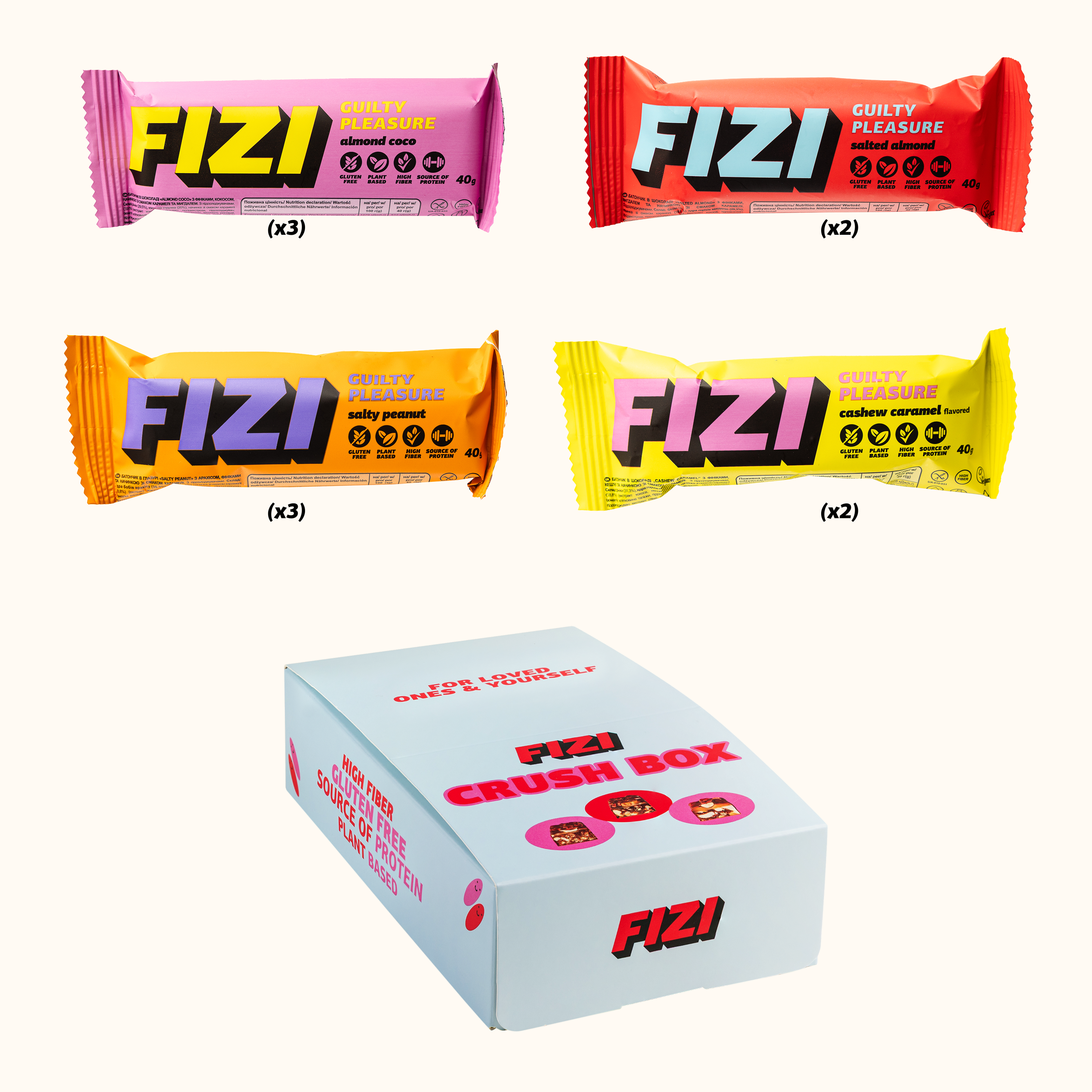 サプリメント kussy Crush Box x10 шт.